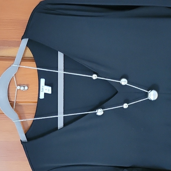 BREIL CHAOS Adjustable Necklace with Polished & Satin Steel Spheres EUC - Picture 12 of 12